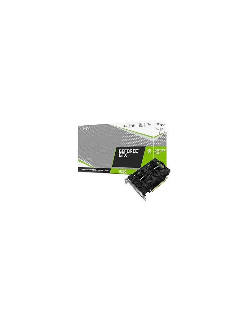 PNY GeForce GTX 1650 Dual Fan - Graphics Cards - GF GTX 1650 - 4GB