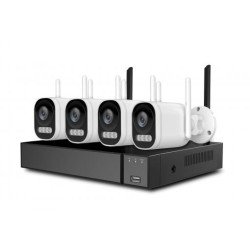 4 WIFI camera surveillance kit Longse LW5MC84B2, 5Mp, 2,8mm, 30m IR, 3