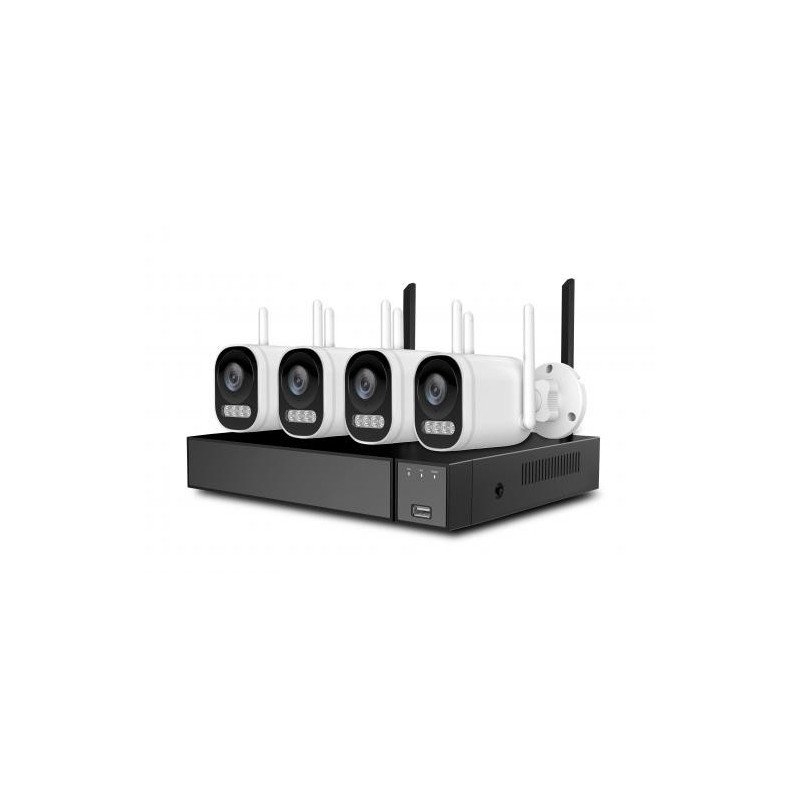 4 WIFI camera surveillance kit Longse LW5MC84B2, 5Mp, 2,8mm, 30m IR, 3