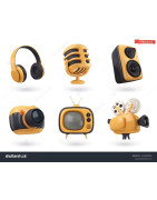 Headphones, microphones and speakers