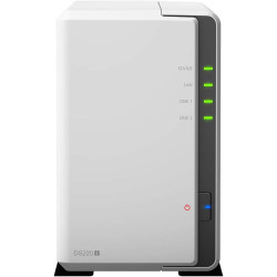 Synology Disk Station DS220j - NAS RTD1296 4x1,4GHz, 512MB D4, GbE, RAID 0, SATA 6Gb/