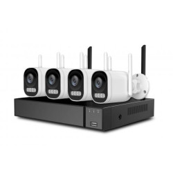 4 WIFI camera surveillance kit Longse LW5MC84B2, 5Mp, 2,8mm, 30m IR, 3